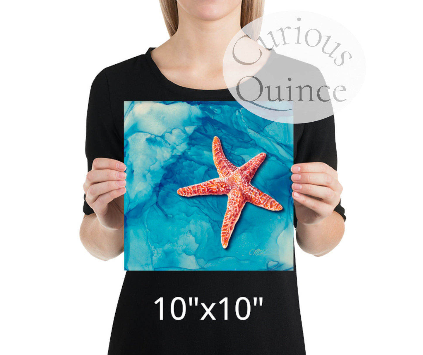 Starfish Blues Print from Original Art