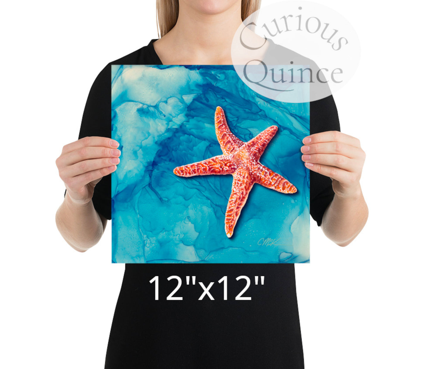 Starfish Blues Print from Original Art
