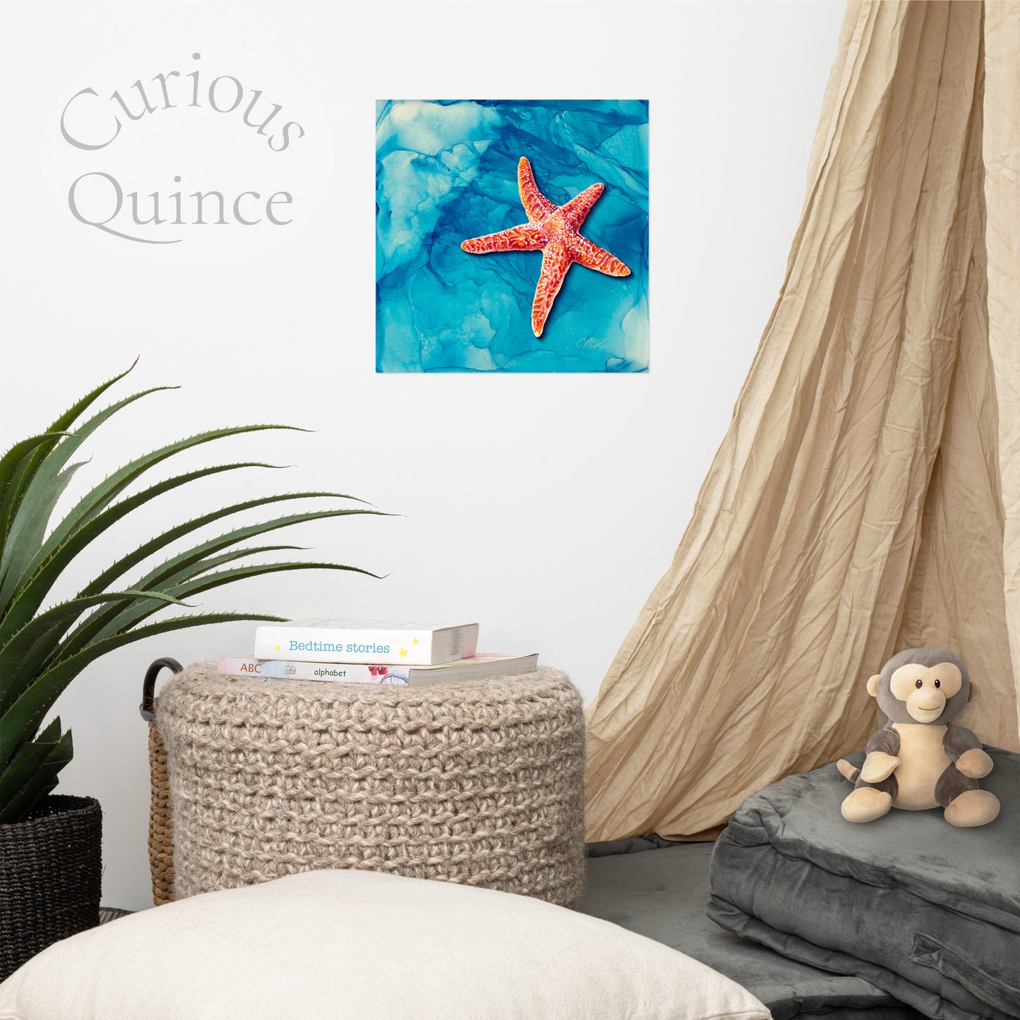 Starfish Blues Print from Original Art