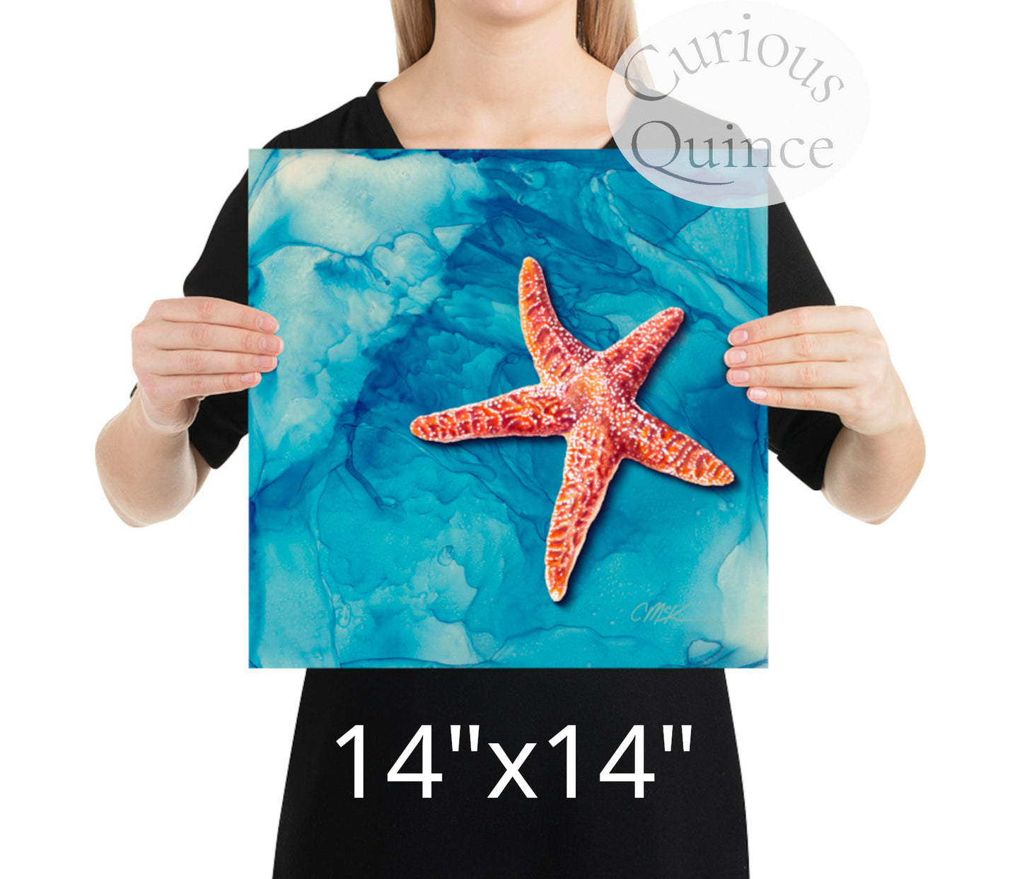 Starfish Blues Print from Original Art