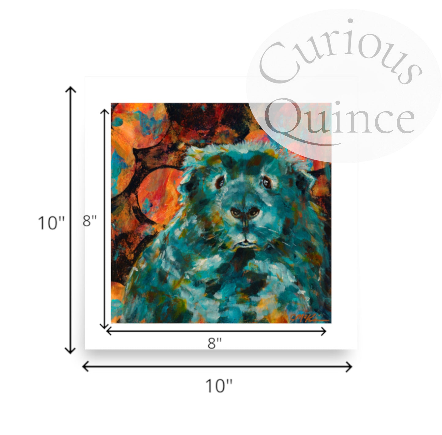Guinea Pig Art Print from Original Painting