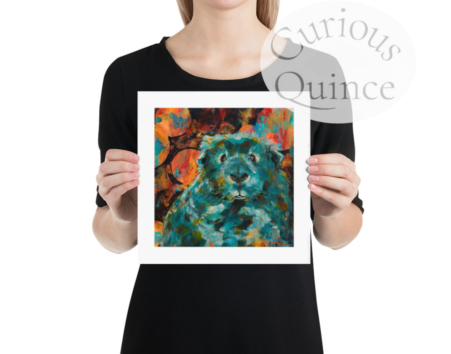 Guinea Pig Art Print from Original Painting