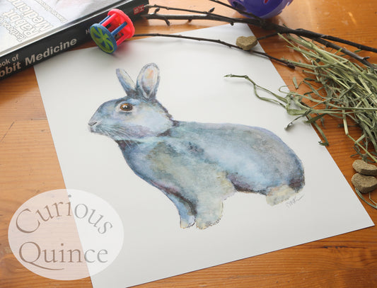 Bunny of Dreams Art Print from Original Painting