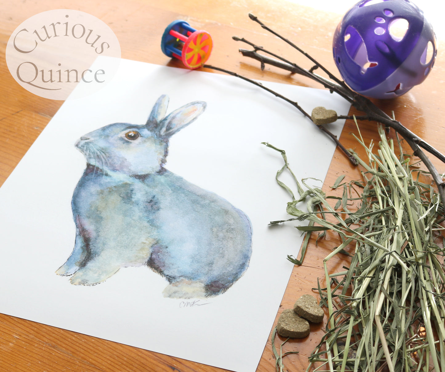Bunny of Dreams Art Print from Original Painting