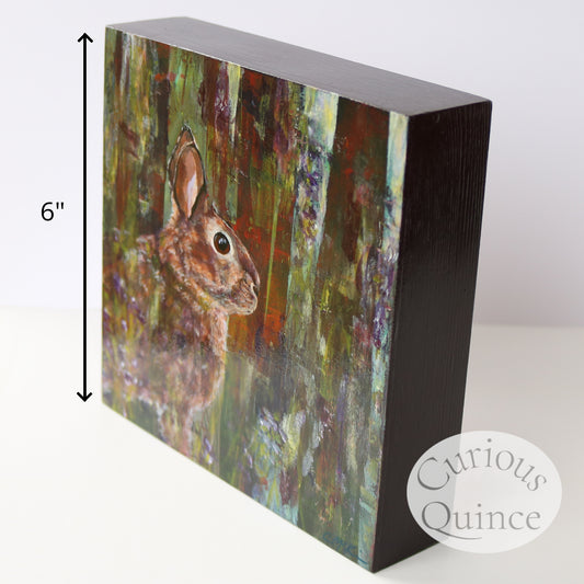 Original 6x6" Painting "Brave Face"